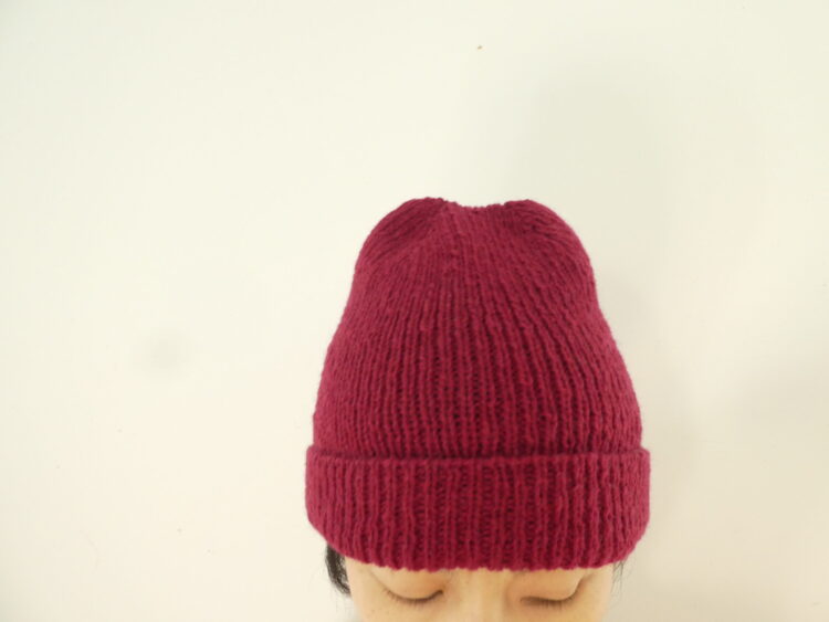 Simple Ribbed Hat in English - Image 3